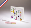 Carte double Aerial créée et imprimée en France -  Joyeux Anniversaire bouteilles