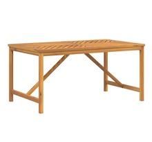 Vidaxl table à manger de jardin 150x90x74 cm bois d'acacia solide