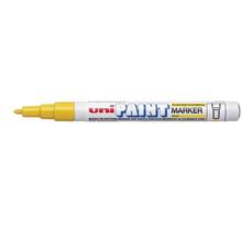 Marqueur PAINT Marker PX21 Pte conique fine 0,8 - 1,2mm Jaune UNI-BALL