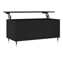 vidaXL Table basse Noir 90x44 5x45 cm Bois d'ingénierie