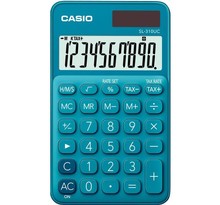 Calculatrice de poche 10 chiffres CASIO SL-310UC bleu