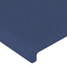 vidaXL Tête de lit à LED Bleu 93x16x78/88 cm Tissu