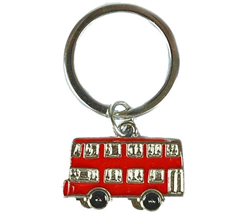 Petit porte clefs en métal Bus Mythique