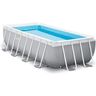 Intex kit piscine prism frame rectangulaire tubulaire (l)4,00 x (l)2,00 x (h)1,00m