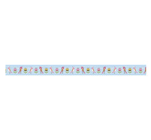 Fabric Tape 1,5 cm (ruban adhesif textile) Oiseaux et fleurs