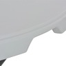 vidaXL Table de bar pliante Blanc 80 x 110 cm PEHD