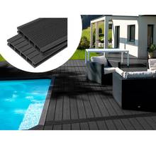 Pack 10 m² - lames de terrasse composite alvéolaires - ardoise