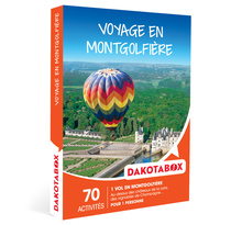 Dakotabox - coffret cadeau - voyage en montgolfière