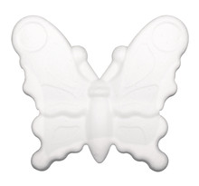 Papillon en polystyrène 12 5 cm plat
