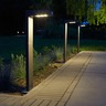 Luxform lampe led solaire de jardin alberta anthracite 39177