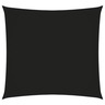 vidaXL Voile de parasol Tissu Oxford carré 3 6x3 6 m Noir