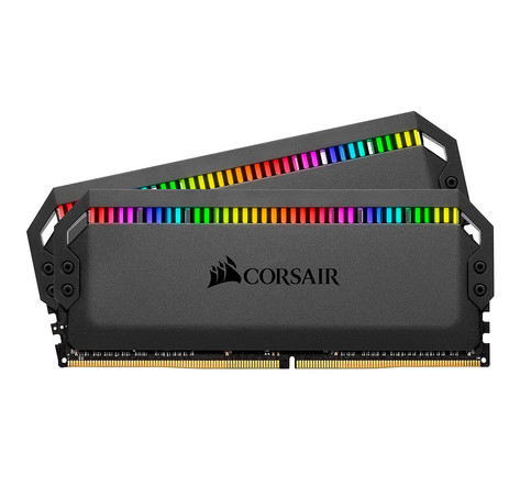CORSAIR Mémoire PC DDR4 - Dominator RGB PRO 16GB (2x8GB) - 3200Mhz - CAS 16 (CMT16GX4M2E3200C16)