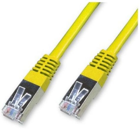 Câble/Cordon réseau RJ45 Catégorie 6 FTP (F/UTP) Droit 50m (Jaune)