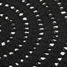 Label51 tapis tricoté coton rond 150 cm noir
