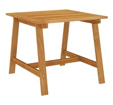Vidaxl table à dîner de jardin 88x88x74 cm bois d'acacia massif