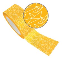 Masking Tape XL jaune 4,8 cm x 8 m - Bateau origami