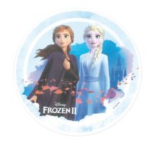 Disque azyme La Reine des Neiges 2 - portrait Elsa & Anna