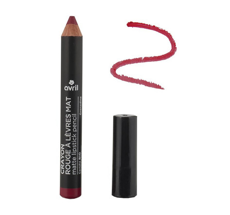 Avril - Crayon Rouge à Lèvres Mat Certifié Bio - Grenadine N° 790
