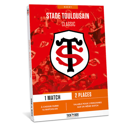 Coffret cadeau - TICKETBOX - Stade Toulousain