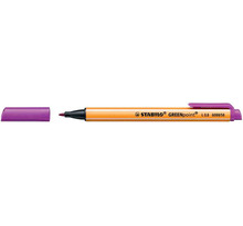 Stylo feutre greenpoint pte large 0 8 mm lilas stabilo