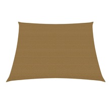 vidaXL Voile d'ombrage 160 g/m² Taupe 4/5x4 m PEHD