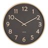 Horloge ronde en bois pure  40 cm