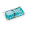 Sachet plastique à soufflets transparent haute brillance à curseur 22x11,5x3 cm (colis de 250)