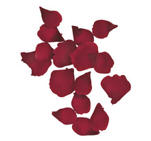 Pétales de roses rouge 3 et 4 5 cm 41 pièces