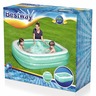 Bestway piscine rectangulaire 201x150x51 cm bleu