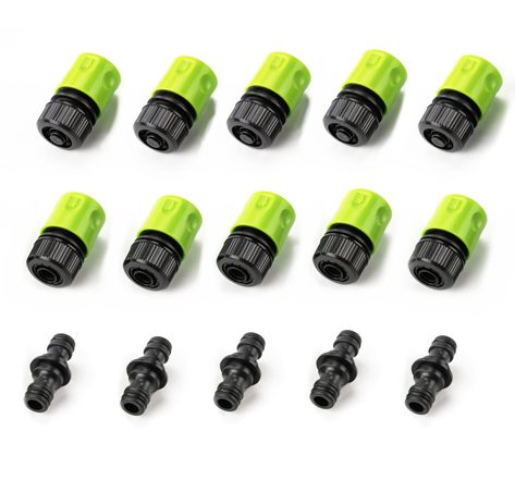 Lot de 15 connecteurs pour tuyau d'arrosage - Suan - Compatible : 13mm