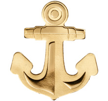 Golden Anchor - 0,5 g or  Palau
