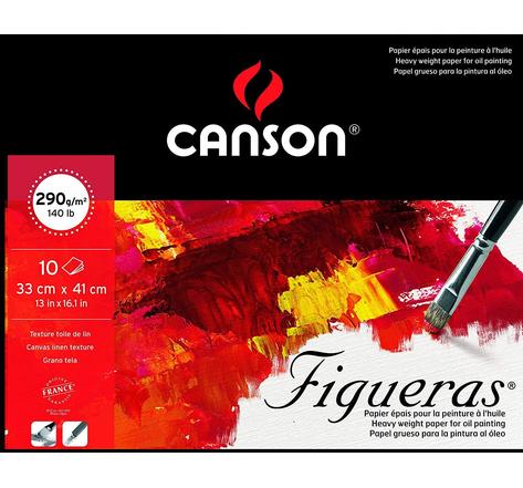 Bloc papier dessin 'Figueras', 410 x 330 mm, 290 g/m2 CANSON