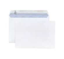 25 enveloppes blanches en papier 80 g - 16 2 x 22 9 cm
