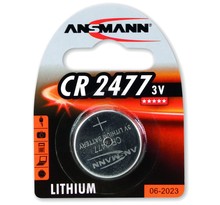 Ansmann pile bouton 3V Lithium CR2477, blister 1 pièce (1516-0010)