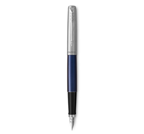 Parker jotter stylo plume  bleu royal  plume moyenne  encre bleue  coffret cadeau