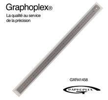 Réglet acier flexible ép 0,5mm l 13mm L 50cm - Graphoplex