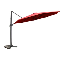 Vivaro terracotta : Parasol déporté, rond Ø 350cm, rotatif à 360°