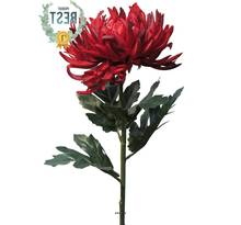 Chrysanthème artificiel, H 63 cm Vermillon - BEST