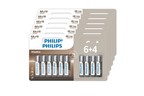 Philips lot de 60 piles aa (6 packs de 6+4)