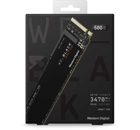 Western Digital Disque SSD interne Black Interne 500Go SN750 + dissipateur