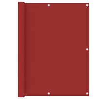 Vidaxl écran de balcon rouge 120x300 cm tissu oxford