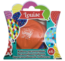 Ballons de baudruche prénom Louise