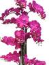 Orchidée phalaenopsis factice top qualité  pot h140cm rose fushia-best - dimhaut: h 140 cm - couleur: rose fushia