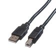Cable USB 2.0 MCL-Samar type AB M/M - 2m (Noir)