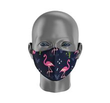 Masque Distinction Flamant Rose - Masque tissu lavable 50 fois