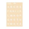 Pochoir A4 - Alphabet Scrabble