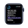 Apple Watch Series 6 GPS + Cellular, 44mm Boîtier en Aluminium Bleu avec Bracelet Sport Bleu Intense