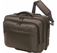 Sacoche valise trolley pour ordinateur portable - 1812215 - gris taupe