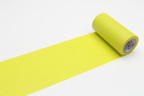 Masking Tape MT Casa Quadrillage 10 cm vert fond jaune - fiel mustard