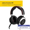 Jabra Evolve2 40 Casque PC Mono Ecouteurs Certifié Microsoft Teams à Réduction du Bruit avec Technologie d`Appel à 3 Microphones